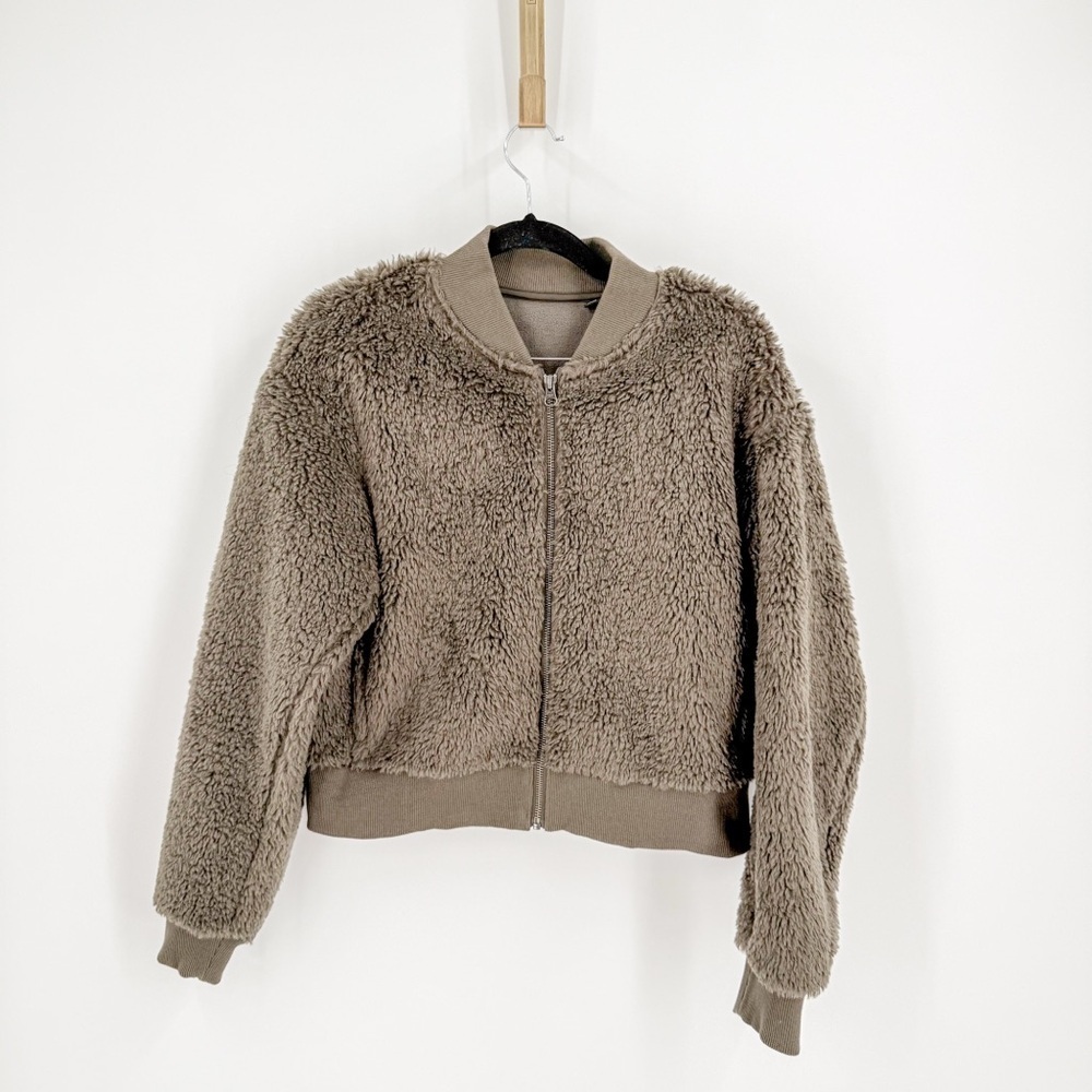 Uniqlo Green Fleece Jacket